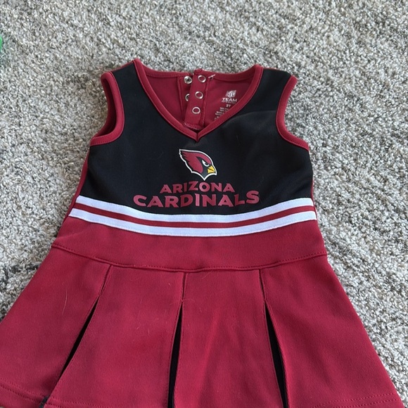 Arizona 🌵 Cardinals 🏈 Cheerleader Dress NFL TEAM BRAND NWOT Size 2T - Picture 2 of 5